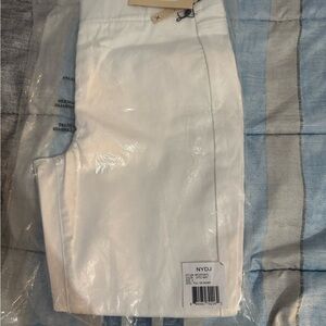 NYDJ Optic White Pull-On Skinny Pants
